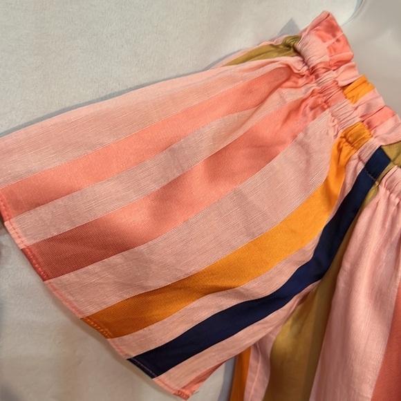 Trina Turk Womens Pink Orange Cabana Stripe Mini Dress Size 8 Like New - Picture 4 of 9